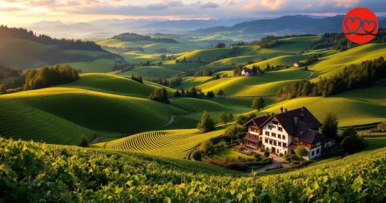 Südsteirische Weinstraße mit Buschenschank — romantische Heimat steirischer Bäuerinnen und Landwirte