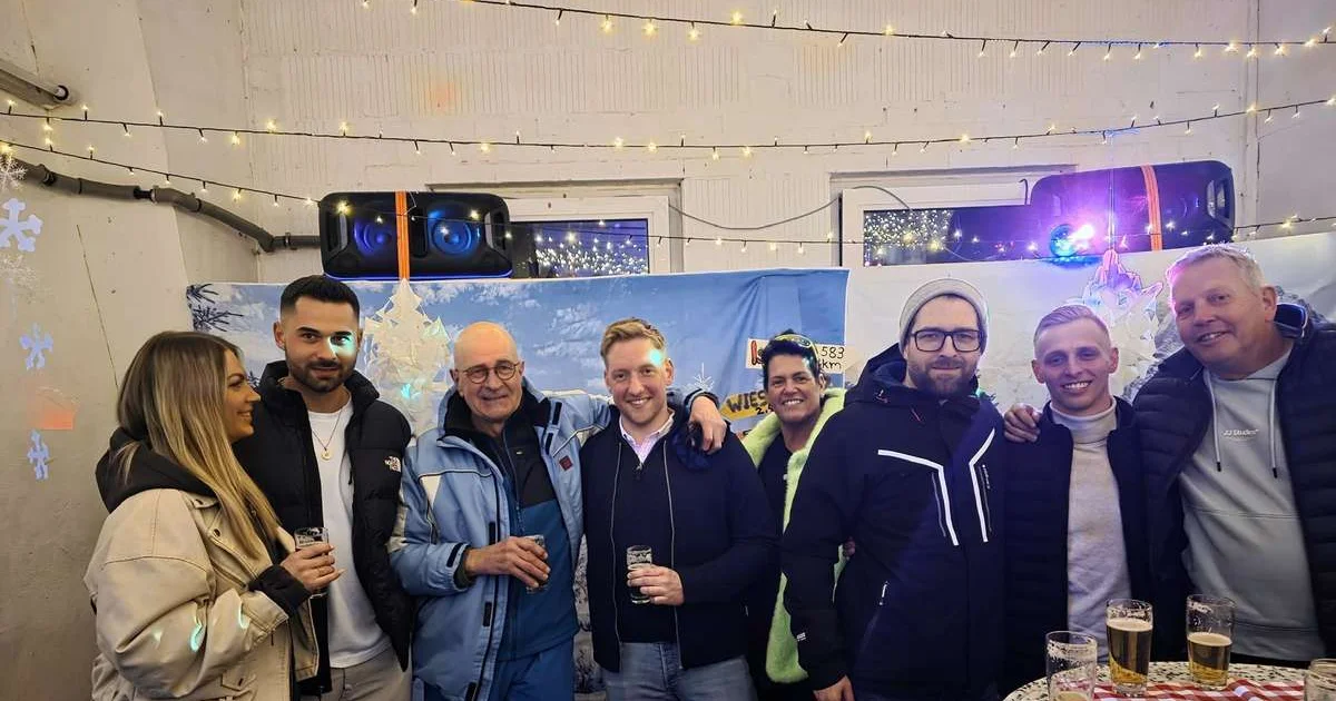 Bauer sucht Frau Kandidaten bei der Fan-Party im Feuerwehrhaus Obergude in Waldhessen