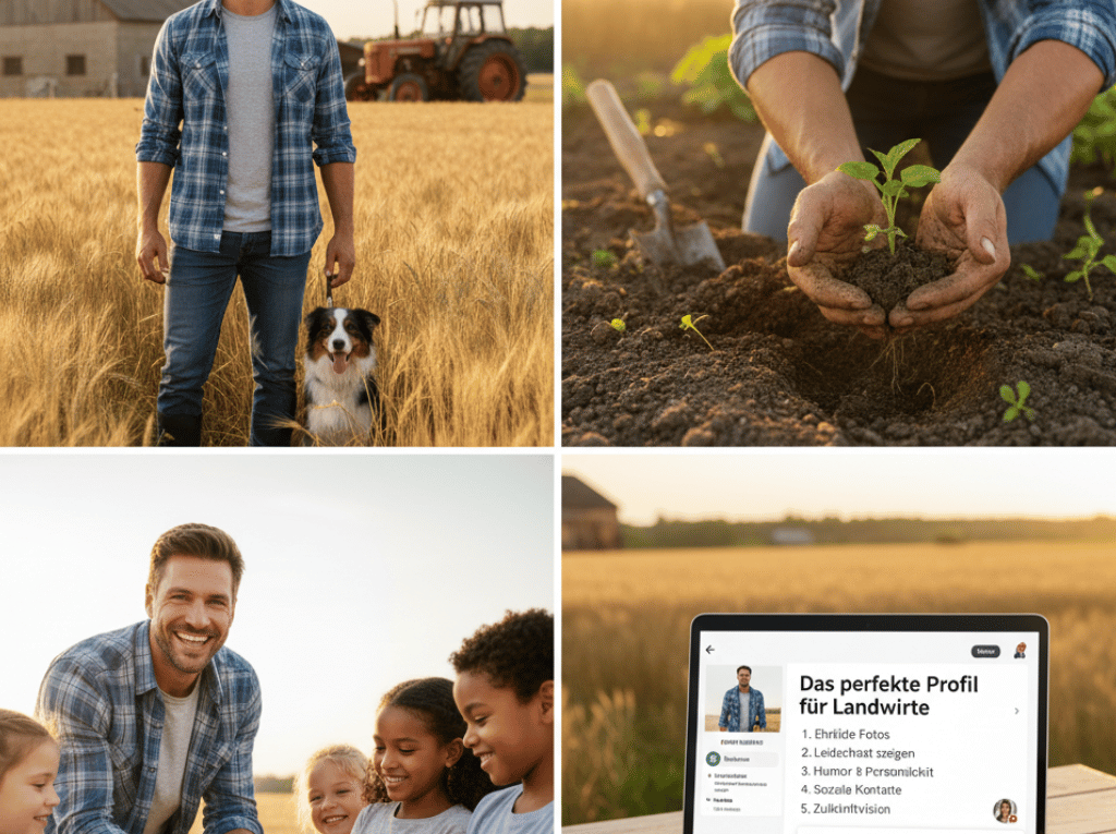 Das perfekte Profil für Landwirte: Mit diesen 5 Tipps überzeugen Sie online- erstellen Sie ein Profil, das nicht nur Aufmerksamkeit erregt, sondern auch die richtigen Menschen anzieht.