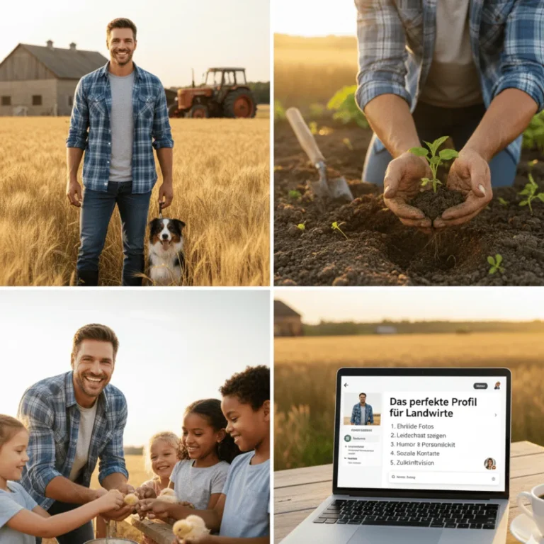 Das perfekte Profil für Landwirte: Mit diesen 5 Tipps überzeugen Sie online- erstellen Sie ein Profil, das nicht nur Aufmerksamkeit erregt, sondern auch die richtigen Menschen anzieht.