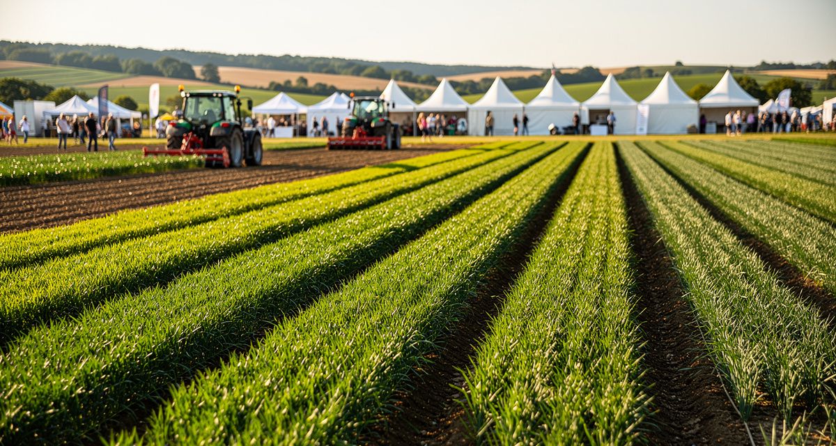 DLG-Feldtage: Demoparzellen mit Getreide und Landtechnik im Feldeinsatz