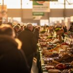 Volle Halle auf der Grünen Woche in Berlin während der Öffnungszeiten