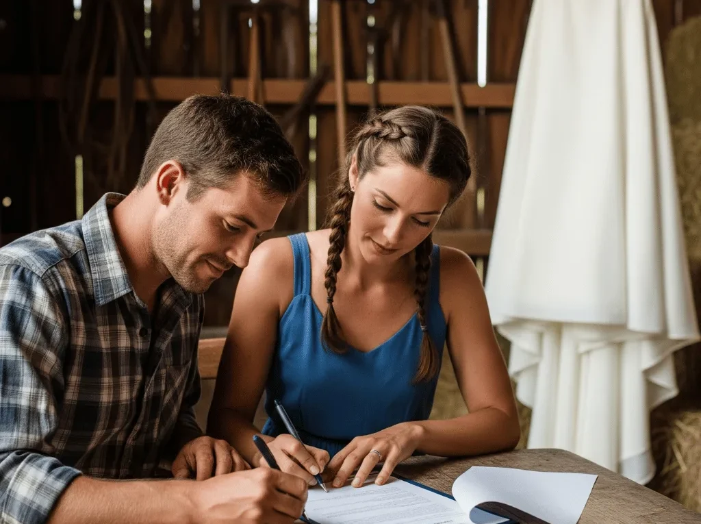 Heiraten in der Landwirtschaft: Warum der Ehevertrag wichtiger ist als das Hochzeitskleid erfahren Sie hier>