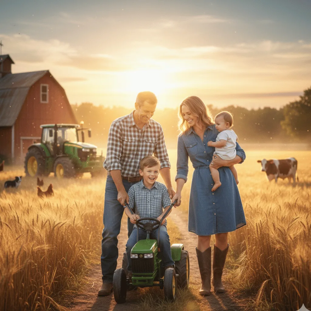 Kinder auf dem Hof: Wie sich Familie, Betrieb und Partnerschaft vereinbaren lassen | Mit Planung, Kommunikation und gemeinsamen Strategien, passen Hof Betrieb, Kinder, Familie und Ihre Liebe zusammen. Hier geben wir Ihnen Tipps wie es geht