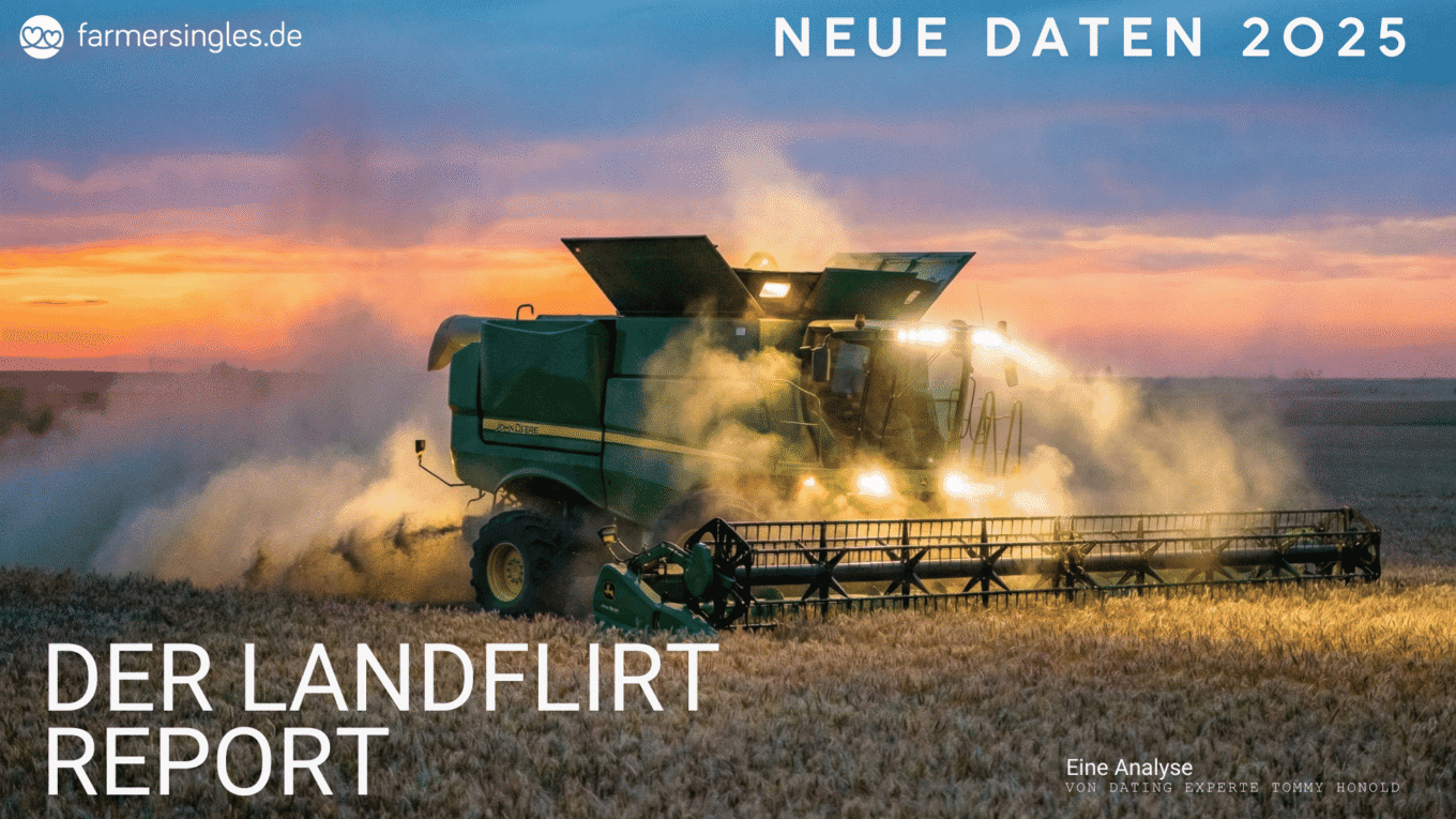 Symbolbild für den "Landflirt-Report 2025": Während andere daten, wird auf dem Land gearbeitet. Diese dramatische Aufnahme eines Mähdreschers bei der Nachtschicht visualisiert den Hauptgrund, warum laut Experte Tommy Honold (FarmerSingles.de) 72% der Beziehungen mit Landwirten in der Erntezeit scheitern: Fehlende Zeit statt fehlender Romantik. Ein Blick auf die harte Realität hinter dem Klischee.