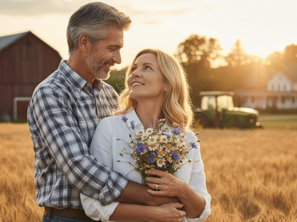 Dieser Leitfaden gibt Ihnen als Single über 50 die Antworten und zeigt, warum gerade das Landleben die besten Voraussetzungen für die zweite große Liebe bietet
