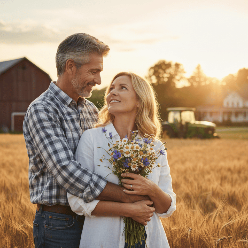 Dieser Leitfaden gibt Ihnen als Single über 50 die Antworten und zeigt, warum gerade das Landleben die besten Voraussetzungen für die zweite große Liebe bietet