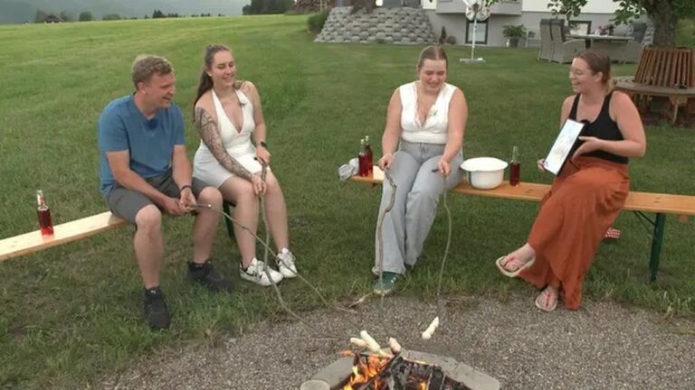 Peter Murtaler Bauer sucht Frau ATV Lagerfeuer | Peter Murtaler aus Bauer sucht Frau ATV am Lagerfeuer mit den Hofdamen