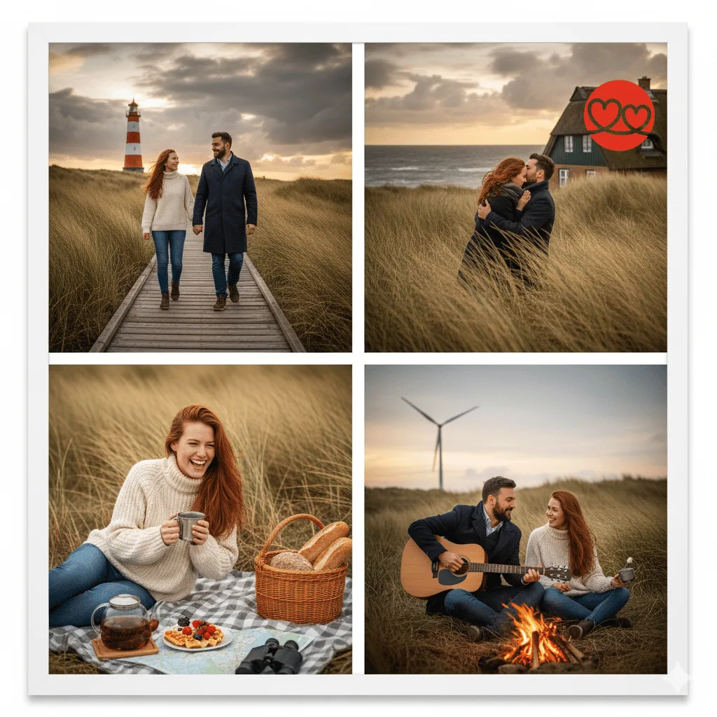 Singles & Dates an der Nordseeküste | Dein Guide für die Partnersuche an der Nordsee! Finde Date-Ideen am Deich & Tipps für sturmfeste Singles vom Land zwischen Büsum, Husum & Cuxhaven.