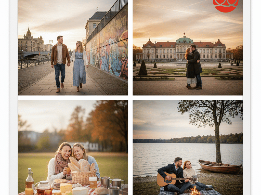 Finden Sie Ihr Liebesglück! Entdecken Sie romantische Date-Ideen, Tipps für das erste Date und die erfolgreiche Partnersuche für Singles in Berlin & Brandenburg