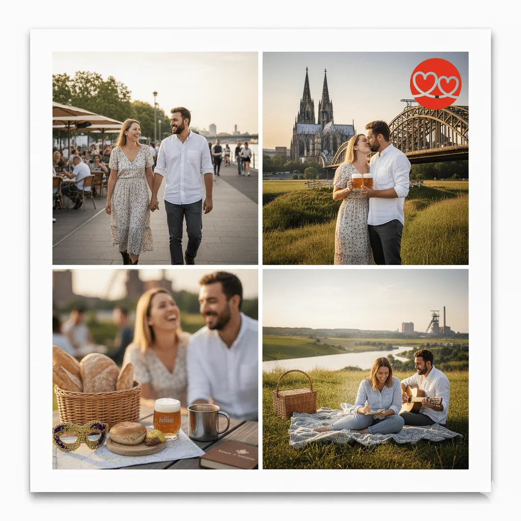 Singles & Dates im Rheinland | Dein Guide für die Partnersuche im Rheinland! Entdecke Date-Ideen in Köln & Düsseldorf und Tipps für Singles vom Land zwischen Karneval und Natur.