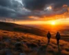 Sonnenuntergang über den Hochlagen der Rhön — Traumkulisse für Singles und Naturmenschen