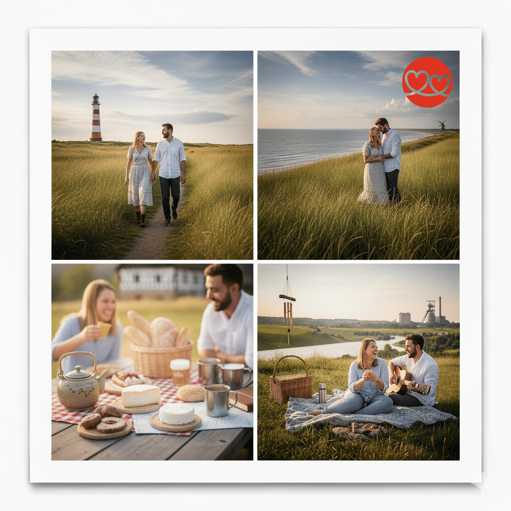 Dein Dating-Guide für die Ostfriesland! Entdecke Date-Ideen an der Küste & Tipps für Singles vom Land zwischen Emden, Leer & Aurich.